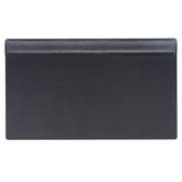 Classic Black Leather 34 X 20 Top-Rail Desk Pad